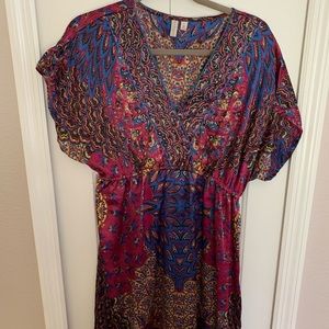 Cute! Multi-colored knee length dress